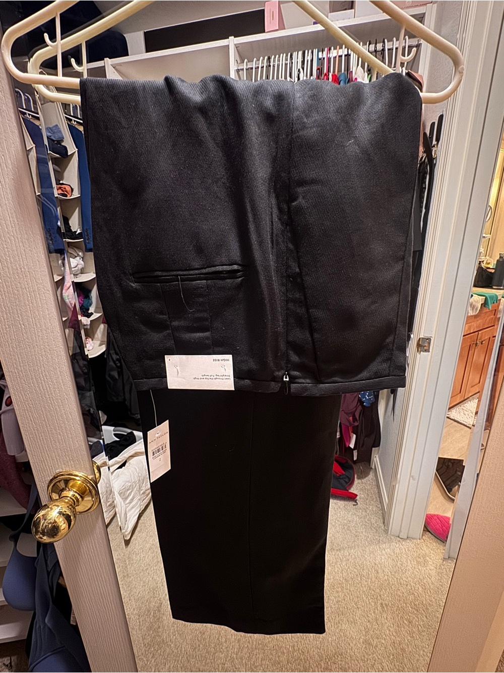 Women’s Black Dress Pants - Classic Straight Fit